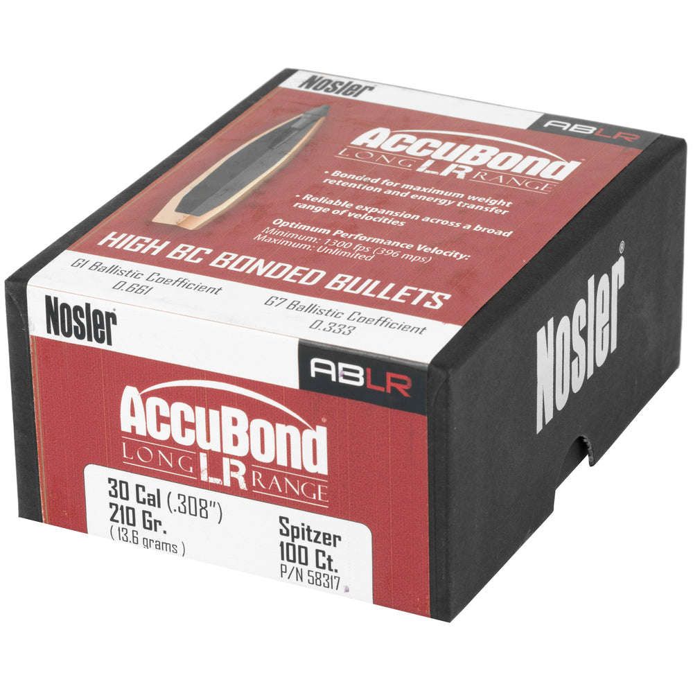 Nosler ABLR 30 Caliber 210-Grain SP 100-Count