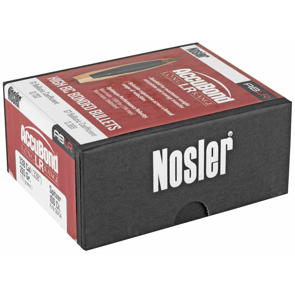 Nosler ABLR 338 Caliber 265-Grain SP 100-Count