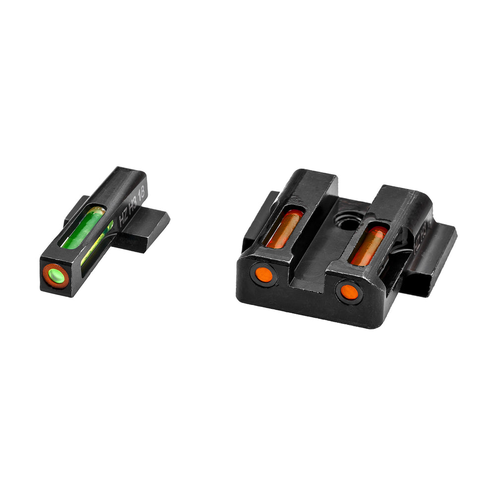HiViz H3 Night Sight M&P Shield Green/Orange White
