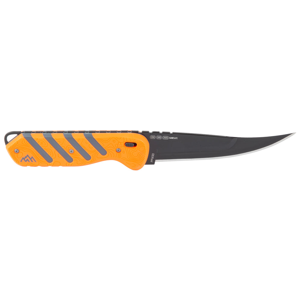 Outdoor Edge Razor HTX 3.5 Gray/Orange with Sheath