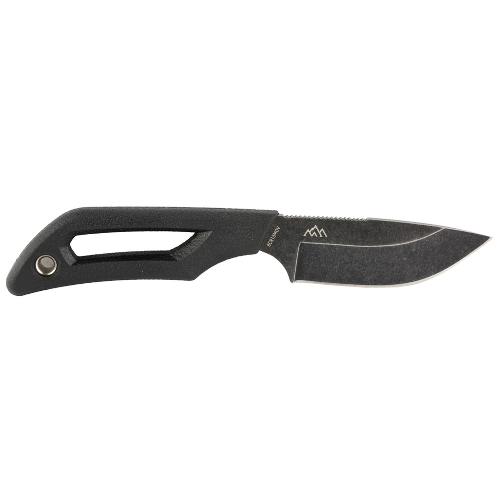 Outdoor Edge Pivot Drop-Point Black with Sheath