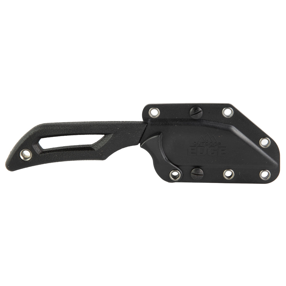 Outdoor Edge Pivot Wharncliffe Black with Sheath