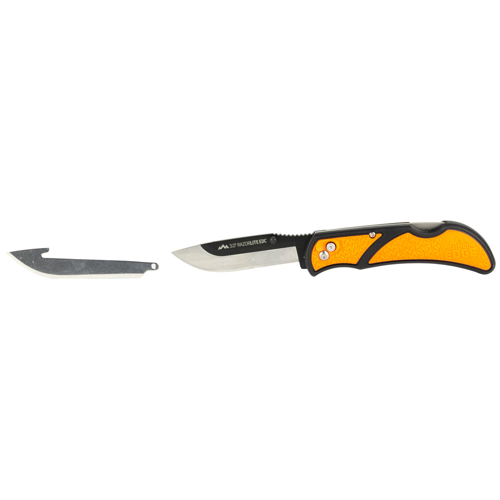Outdoor Edge Razor-EDC Lite 3 4 Blades Orange