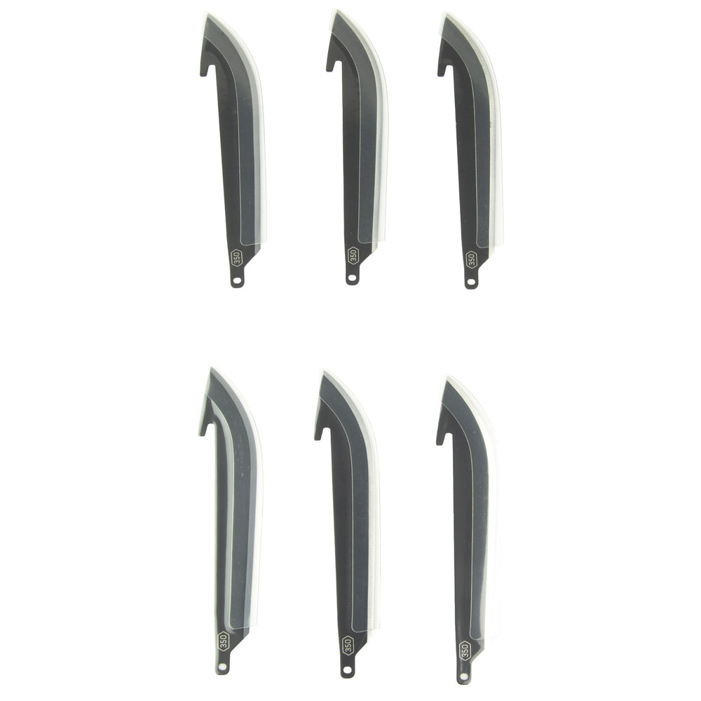Outdoor Edge Drop Point Blades 5 6-Pack Black