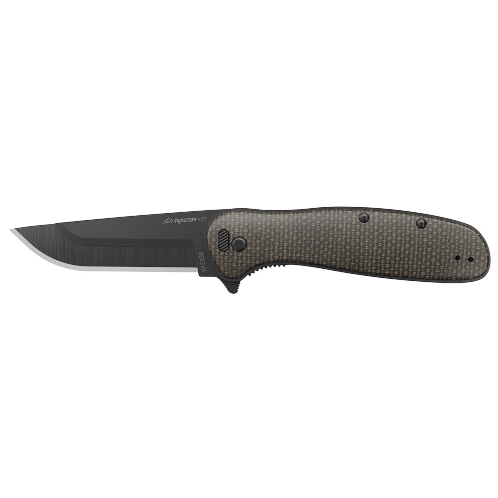 Outdoor Edge Razor VX2 G10 Spring Assist Green · 0C-C