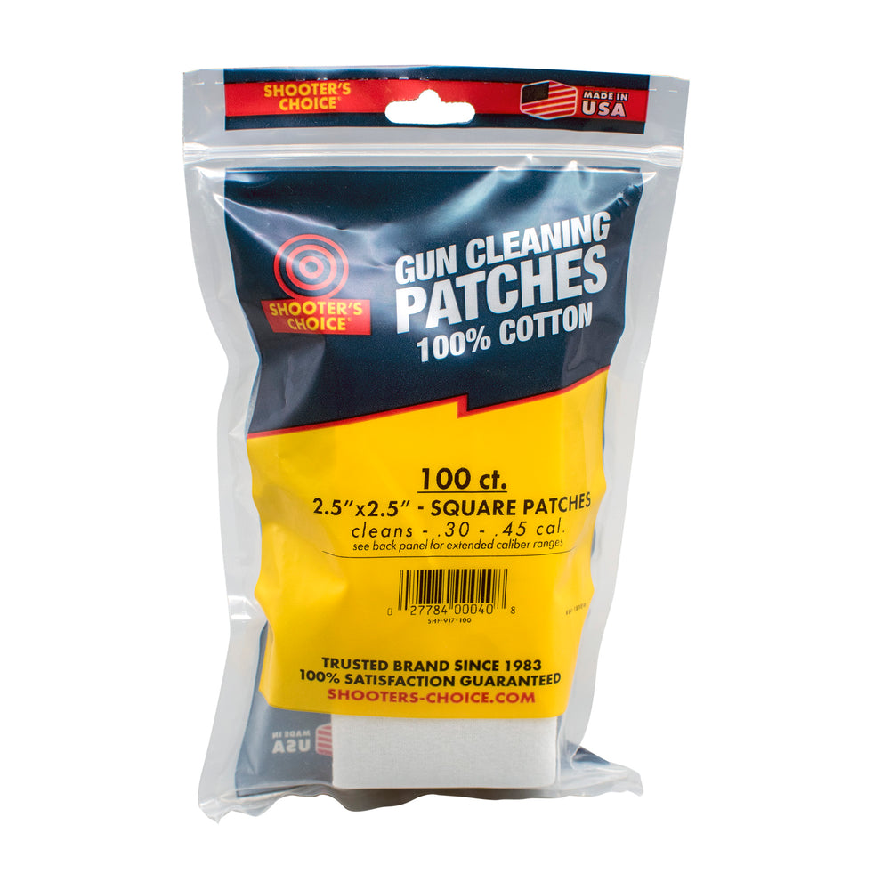 Otis 2.5" Square Cleaning Patches 100-Count