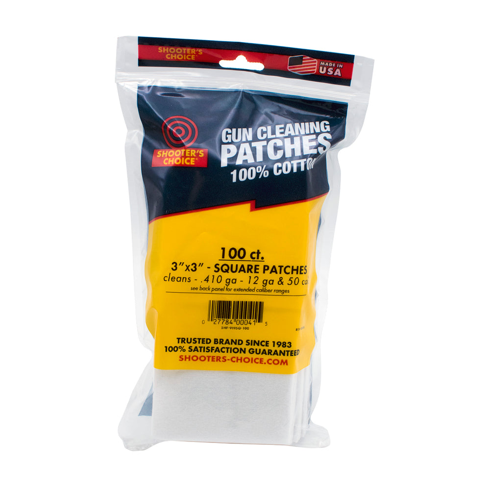 Otis 3" Square Cleaning Patches 100-Count
