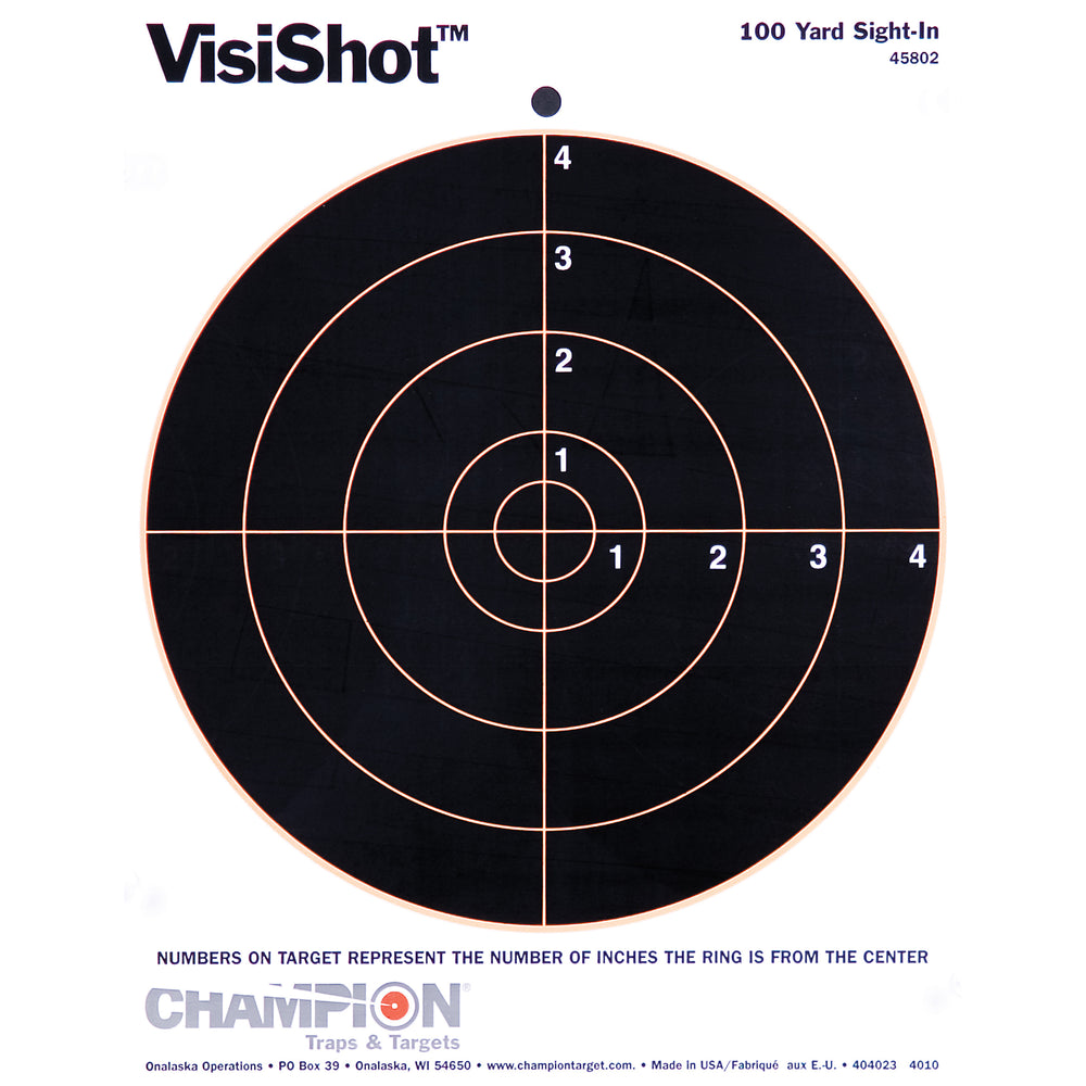 Champion Visishot 8 Bullseye 10-Pack