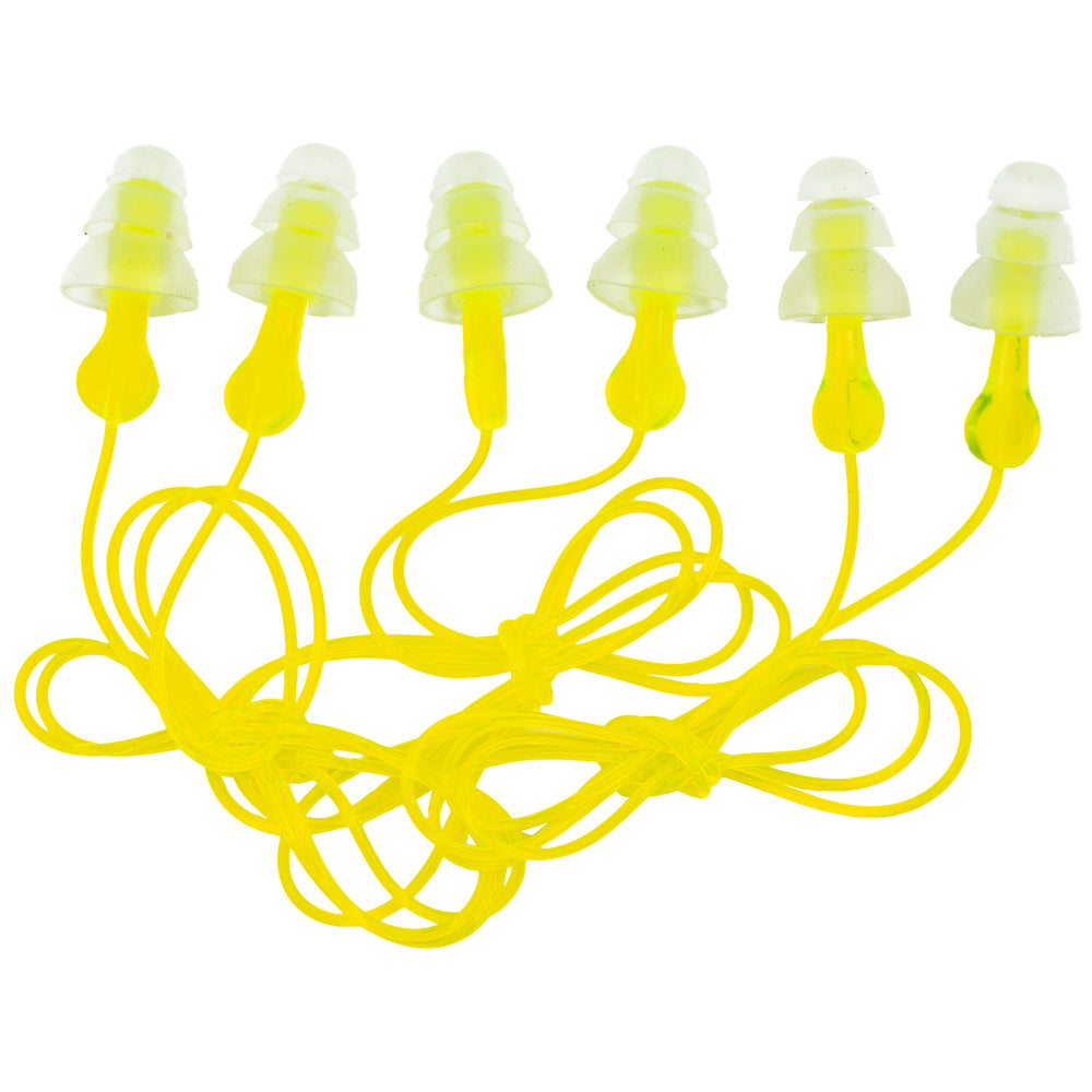 Peltor Reuse Tri-Flange Earplugs 3-Pack