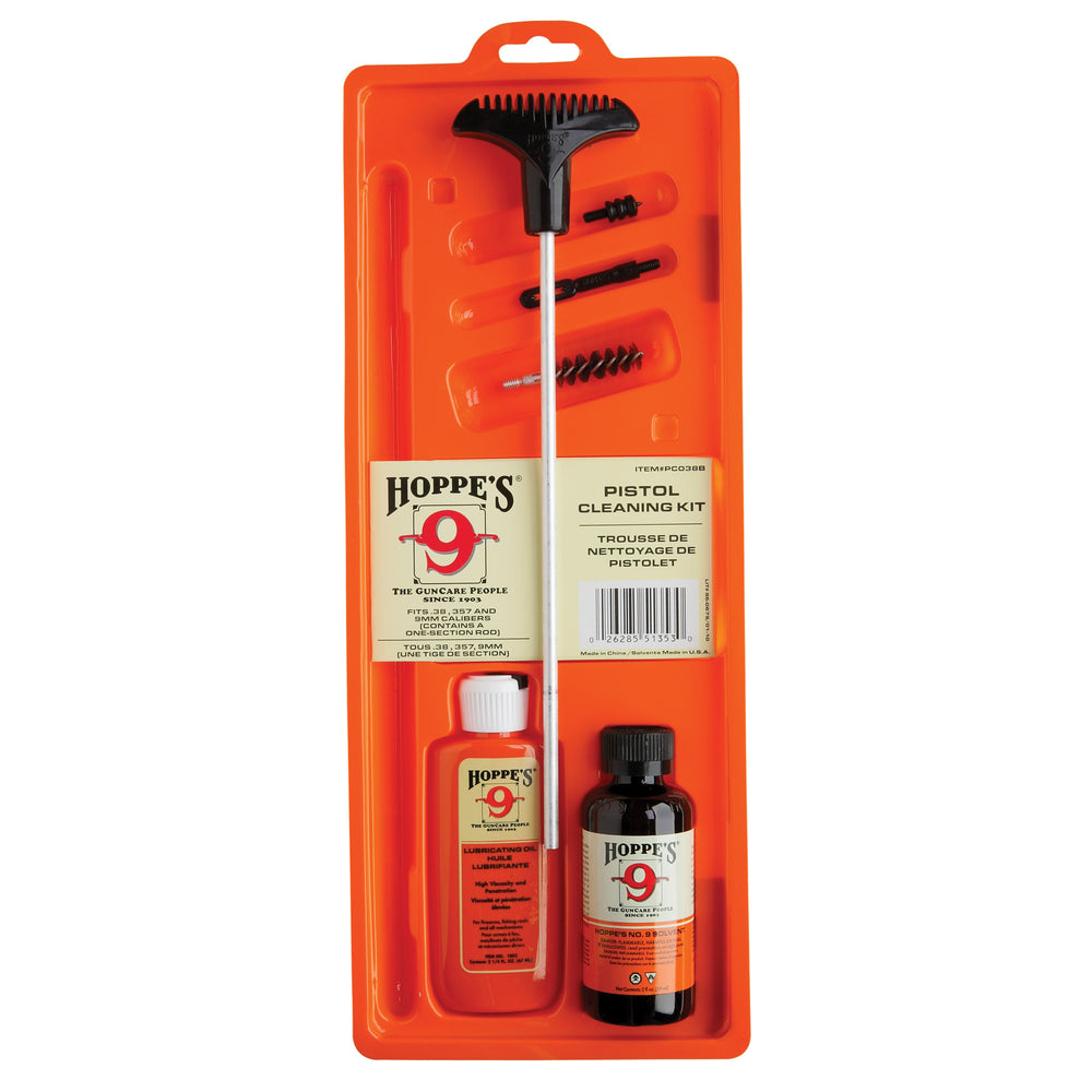 Hoppes 38/357/9mm Pistol Cleaning Kit