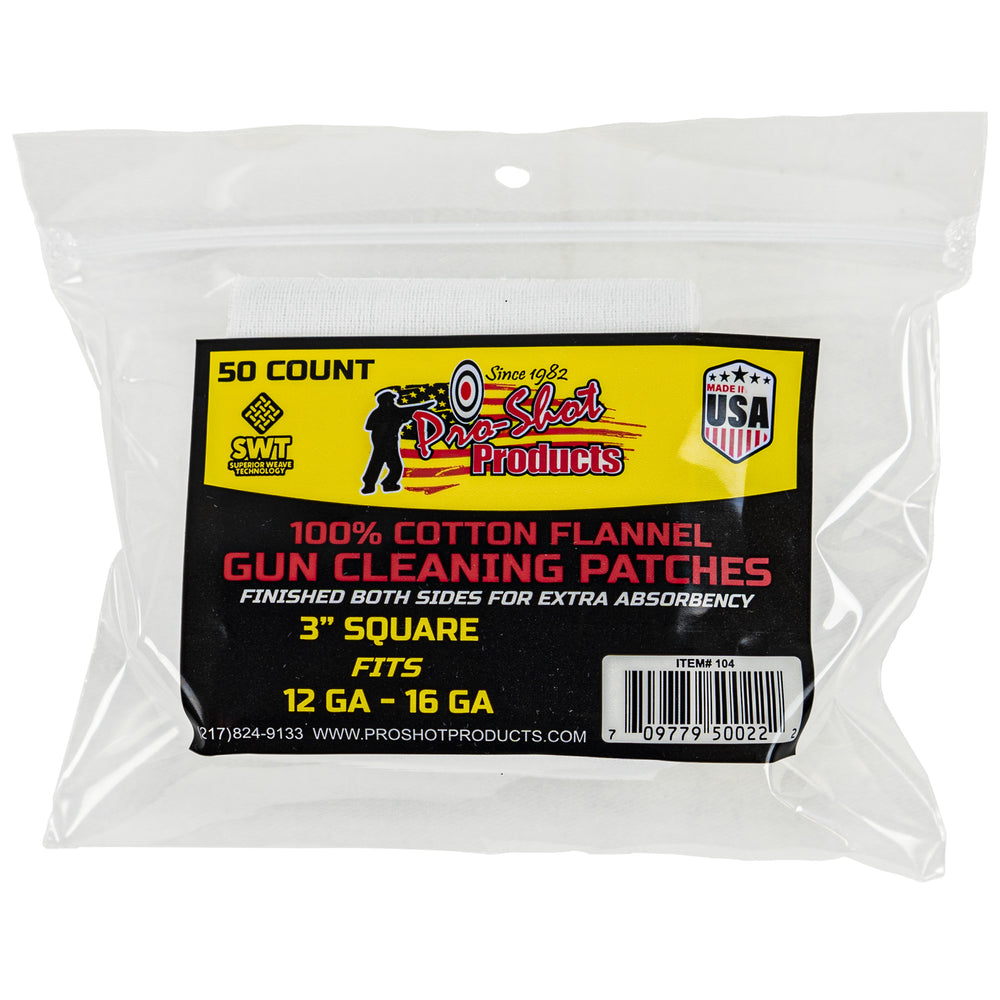 Pro-Shot Patch 12-16GA 50-Count