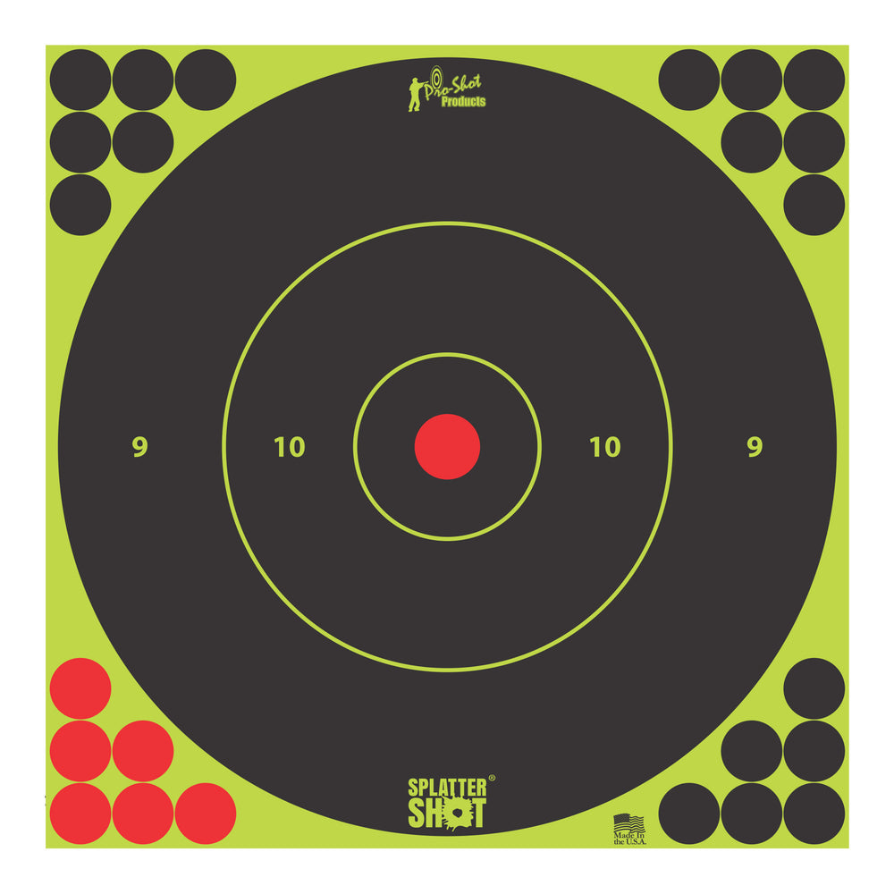Pro-Shot Target 12 Green Bullseye 5-Pack
