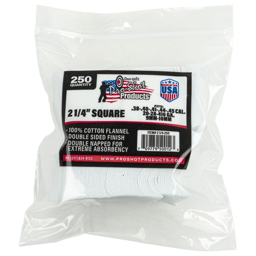 Pro-Shot Patch .35-.45 Caliber 2 1/4 250