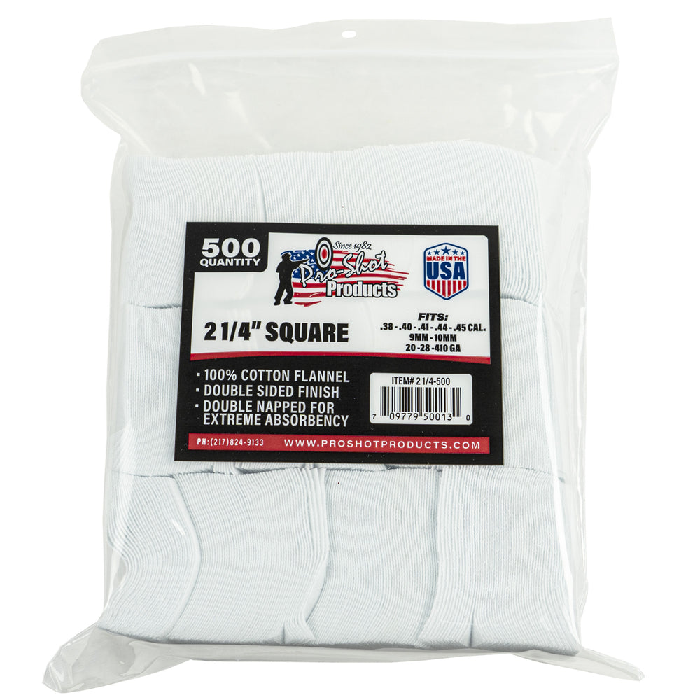 Pro-Shot Patch .38-.45 Caliber 2 1/4 500