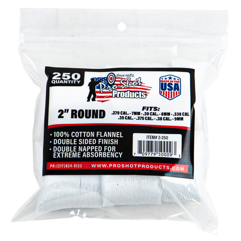 Pro-Shot Patch 270-38 Caliber 2 250-Pack