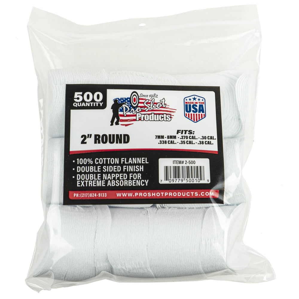 Pro-Shot Patch .270-38 Caliber Round 500 CT