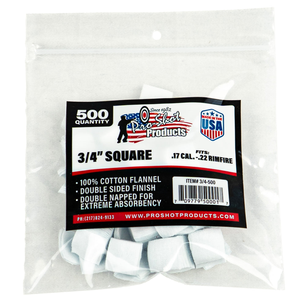 Pro-Shot Patch .17/.22 Rimfire 500-Count