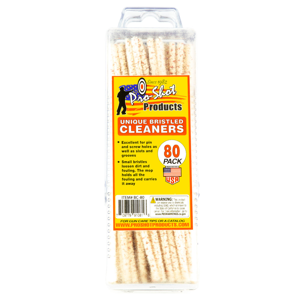 Pro-Shot Bristled Cleaners 80-Pack
