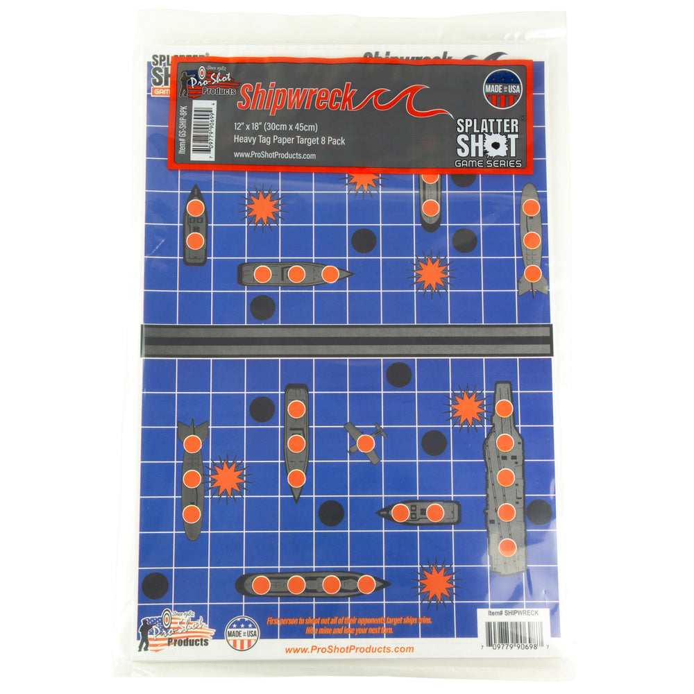 Proshot GS Ship 12X18 TP 8-Pack