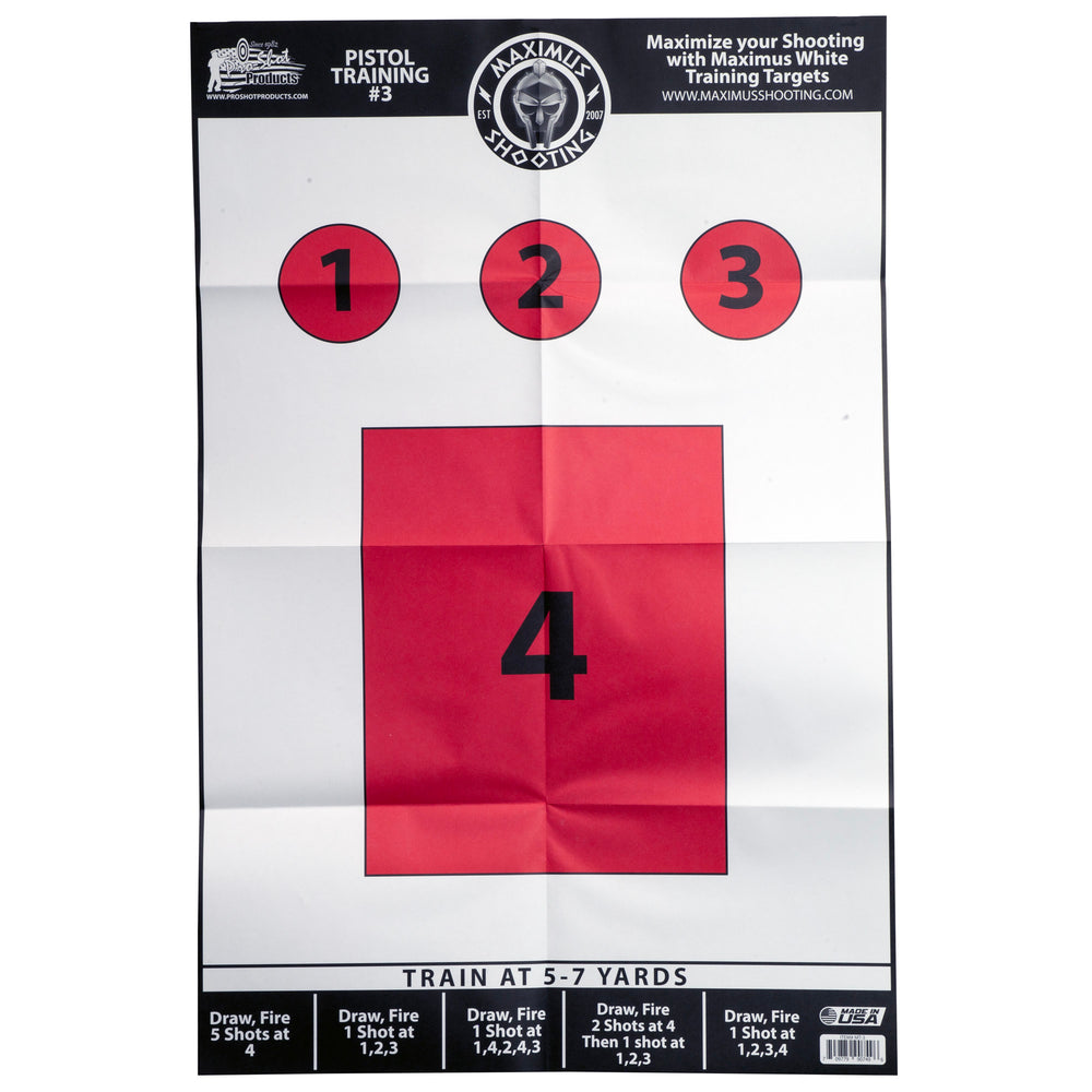 Proshot MXM White Pistol Training 6-Pack