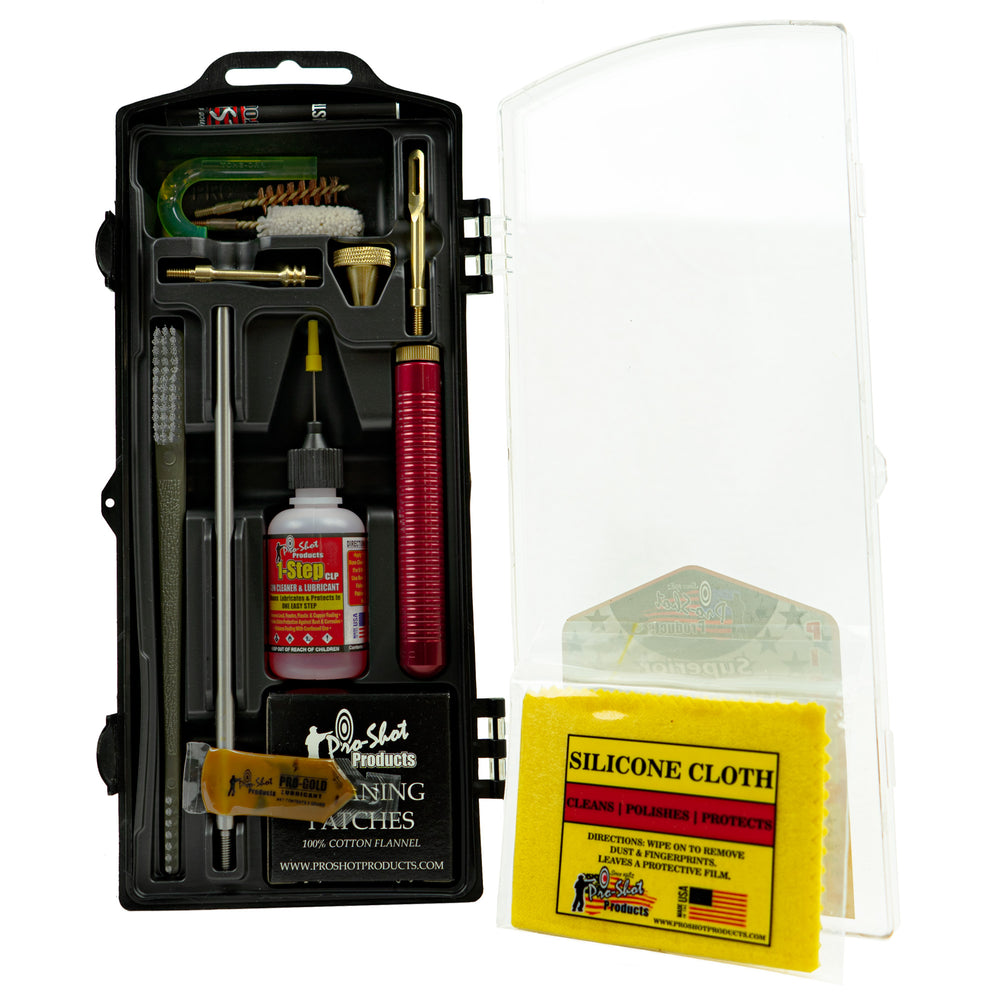 Pro-Shot Pistol Cleaning Kit 38/357/9mm Box
