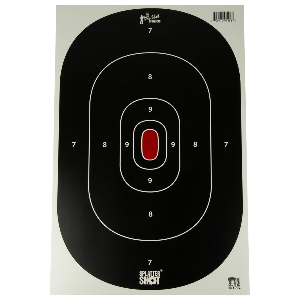 Proshot 12X18 Silh Stainless Black 8-Pack