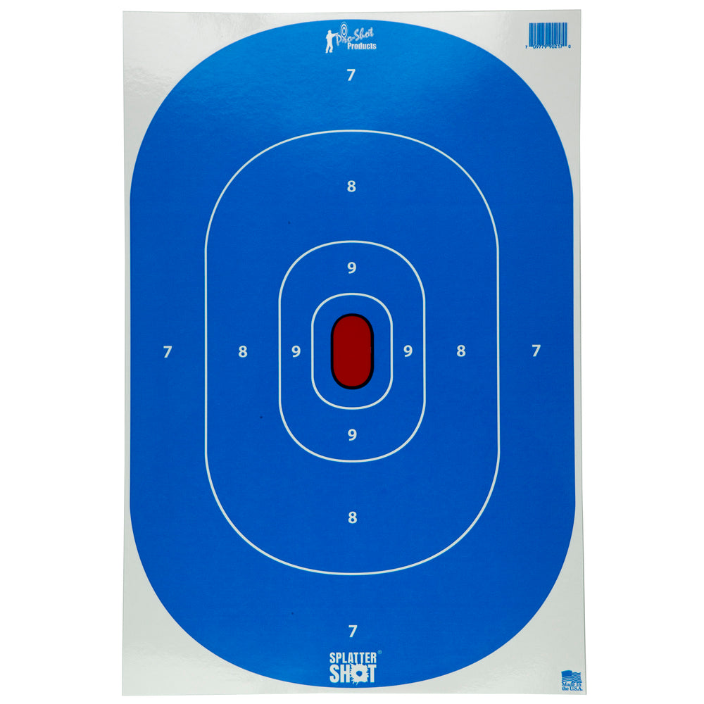 Pro-Shot Target 12X18 Silhouette in Splatter 8-Pack
