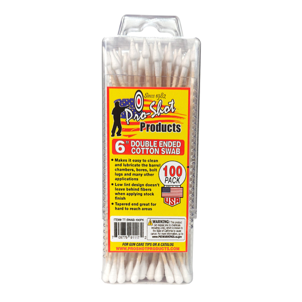 Pro-Shot Double End Cotton Swab 100-Pack