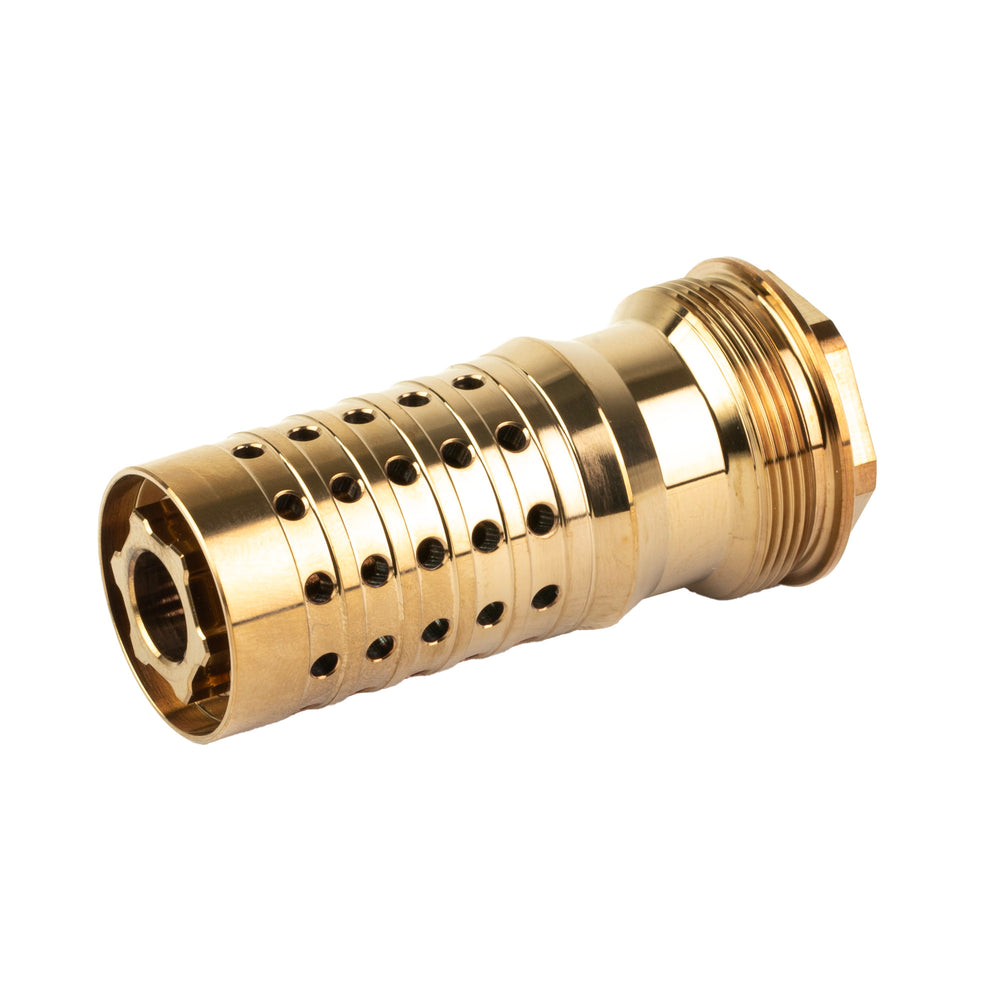Q Rearend XL Muzzle Brake 5/8x24 338 Caliber