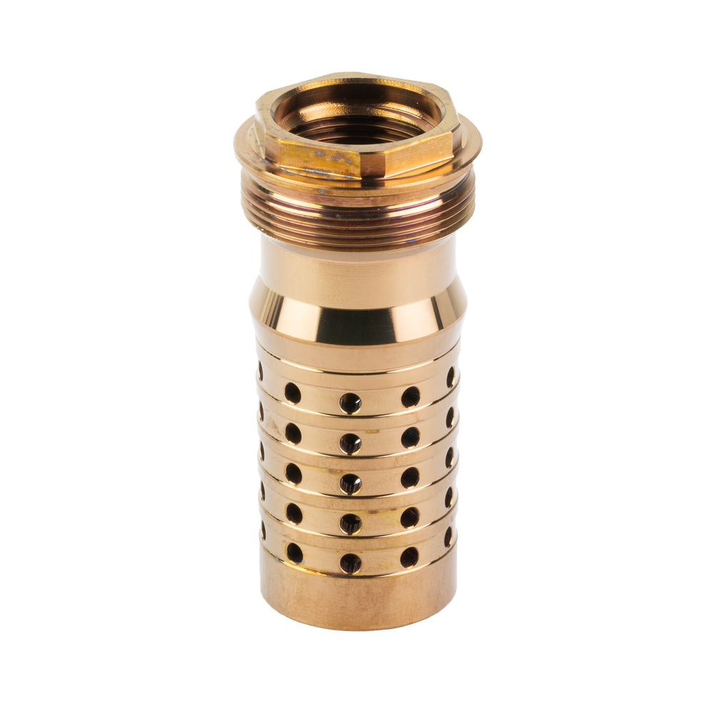 Q Rearend XL Muzzle Brake M18X1.5 338 Caliber