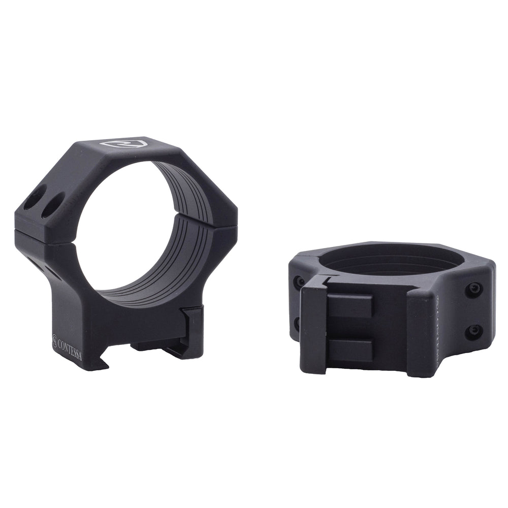 Riton 34mm Light Picatinny Rings 8mm