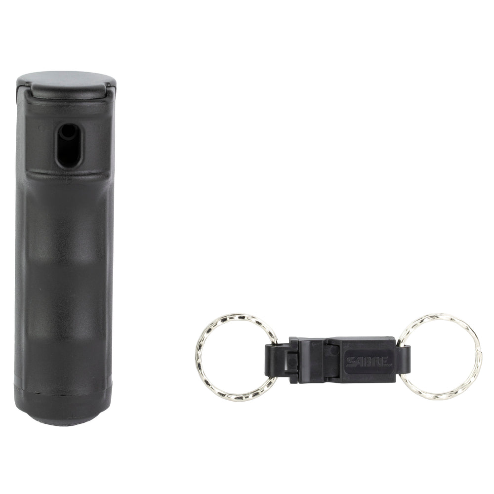 Sabre Spray Key Ring/Whistle .54 Black