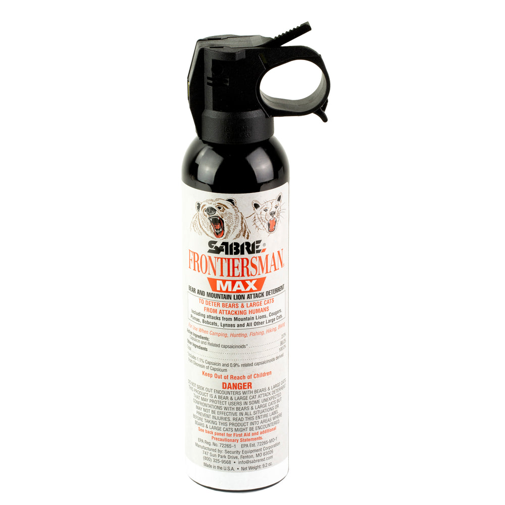 Sabre 9.2OZ Bear/Mount Lion Spray Black