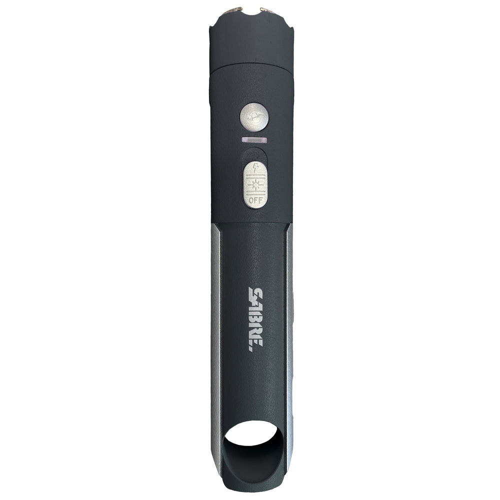 Sabre 2-In-1 Stun Gun LED Light Black