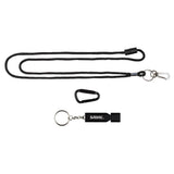Sabre Whistle W/Lanyard Black photo 2