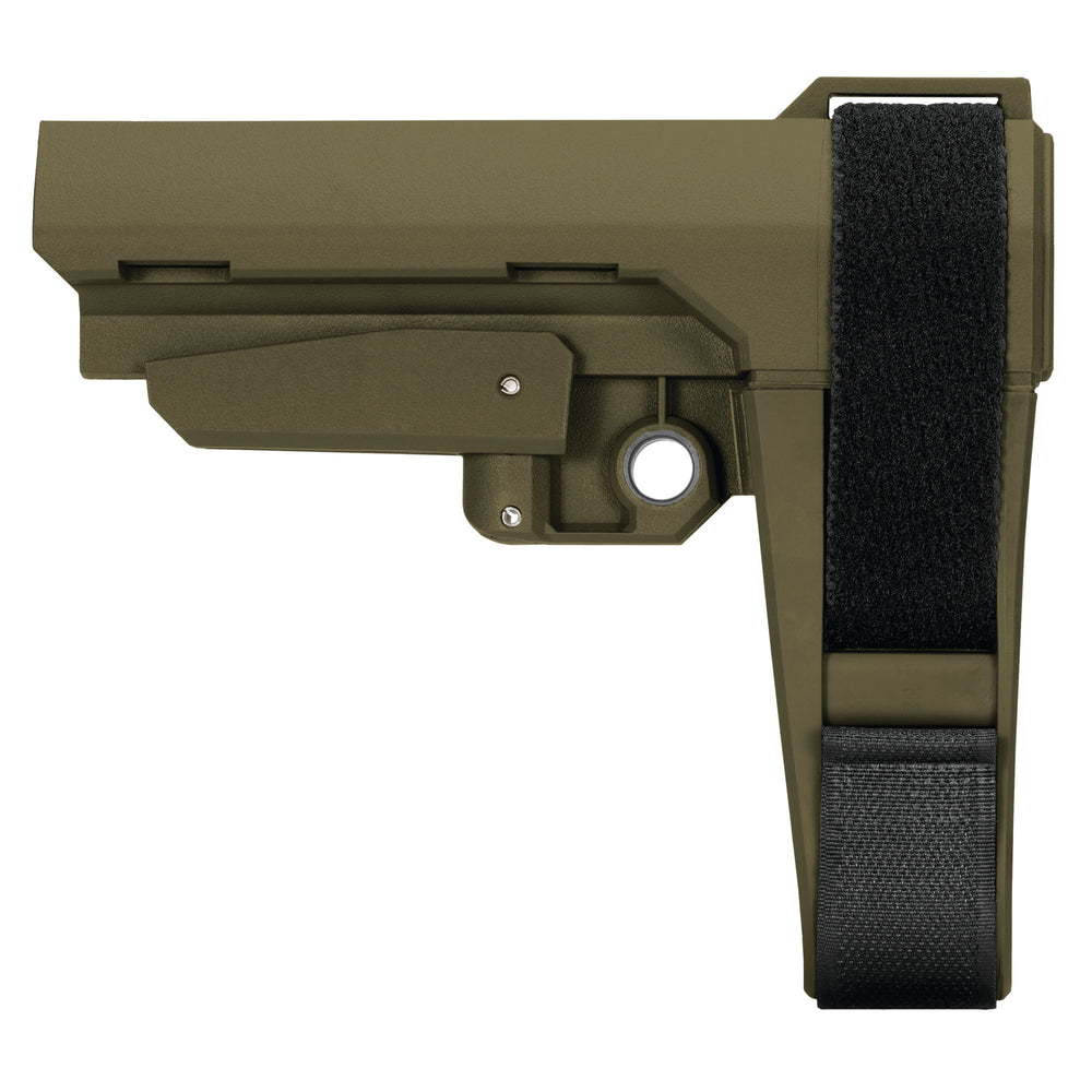 SB Tactical SBA3 AR Pistol Brace 5 Pos OD Green