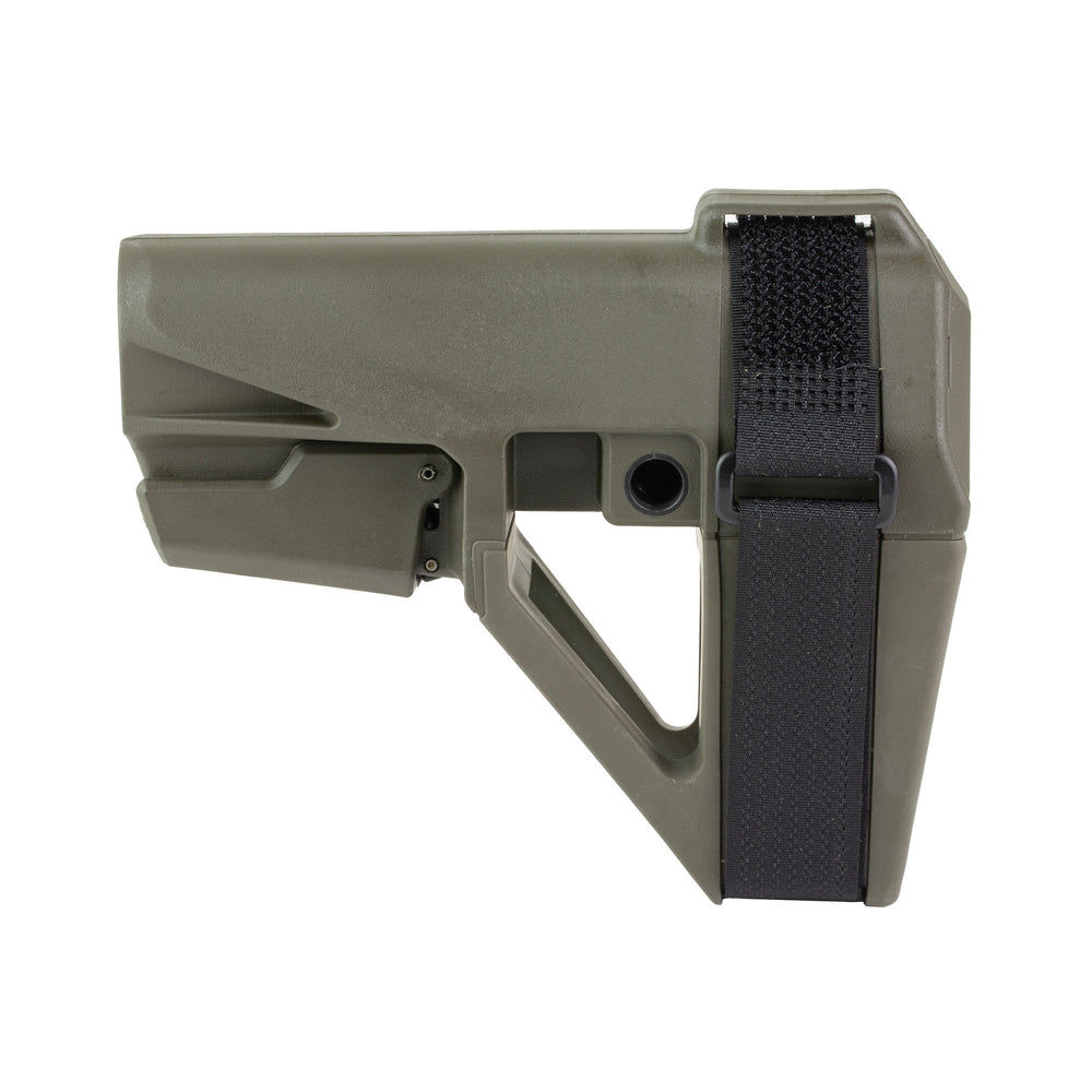SB Tactical SBA5 AR Pistol Brace 5 Pos OD Green