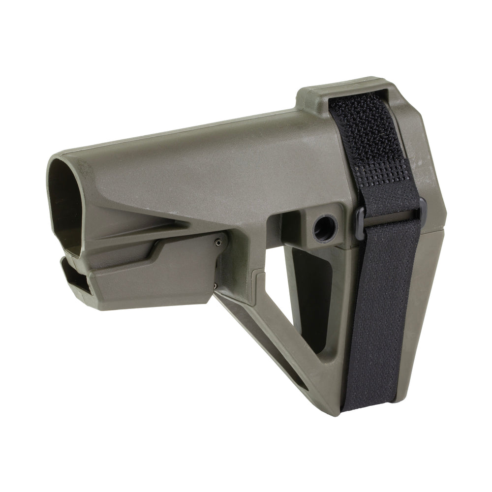 SB Tactical SBA5 AR Pistol Brace 5 Pos OD Green