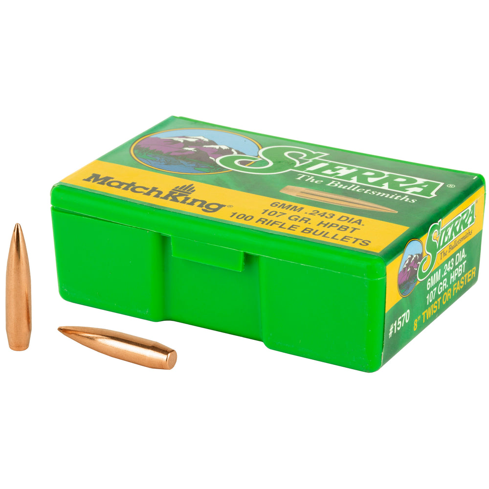 Sierra Matchking .243 107-Grain 100-Count
