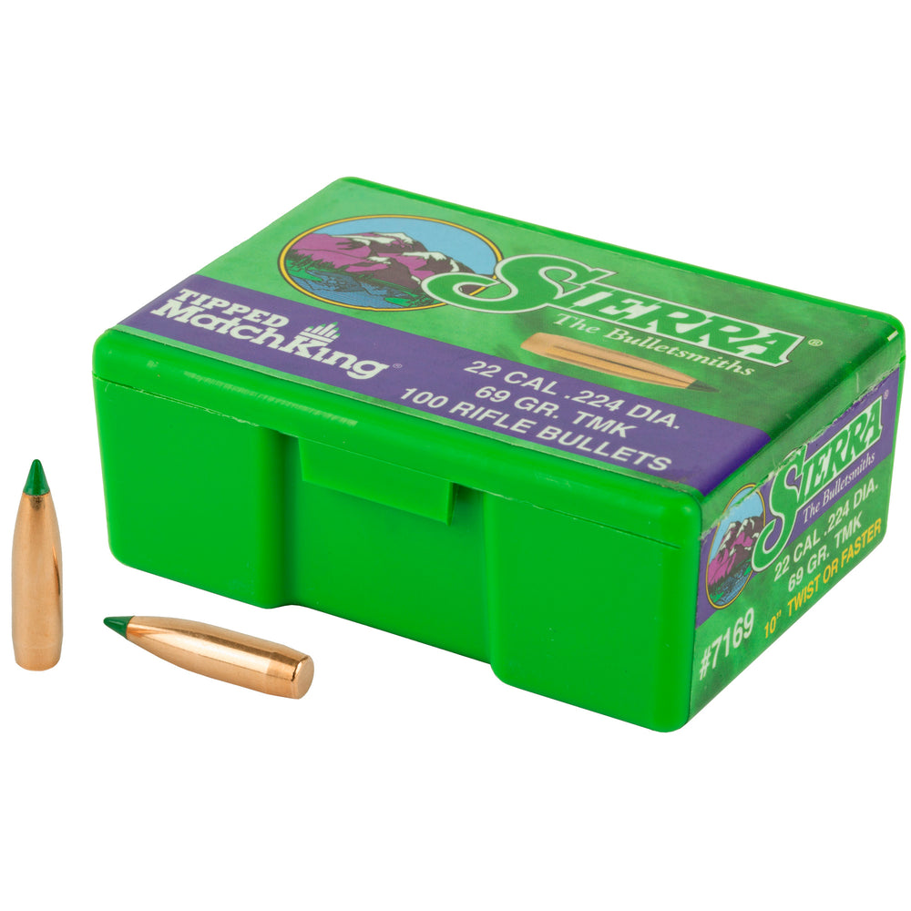 Sierra Tipped MK .224 69-Grain 100-Count