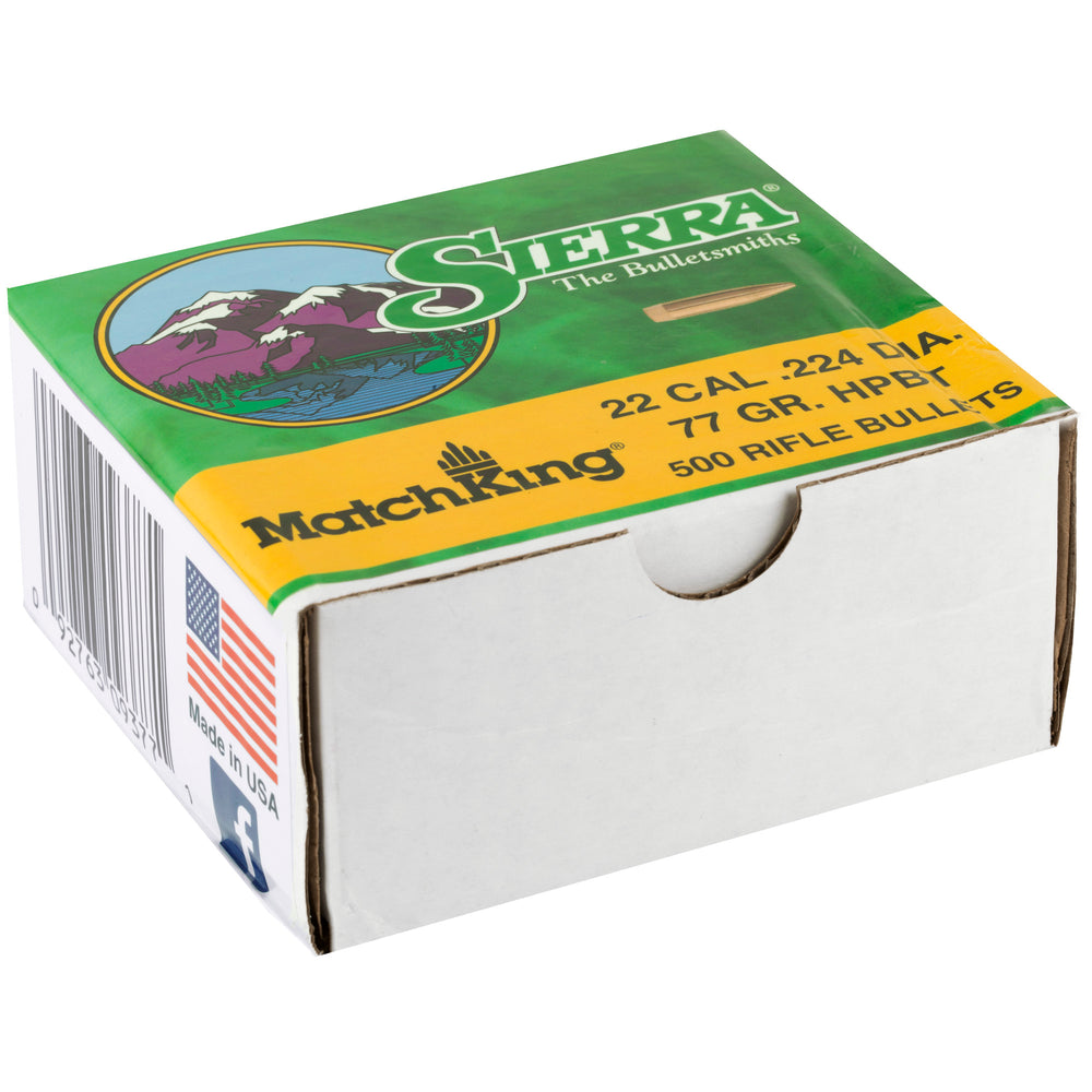 Sierra Matchking .224 77-Grain 500-Count