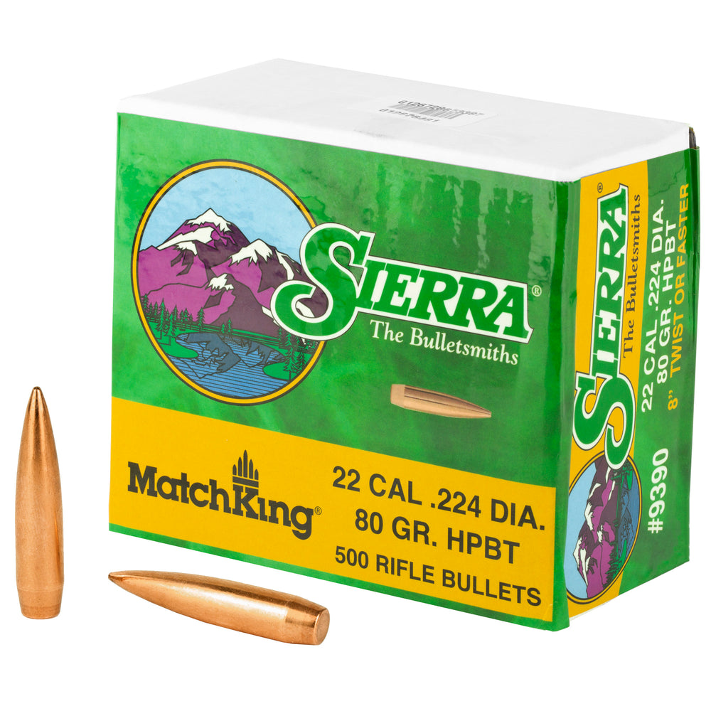 Sierra Matchking .224 80-Grain 500-Count