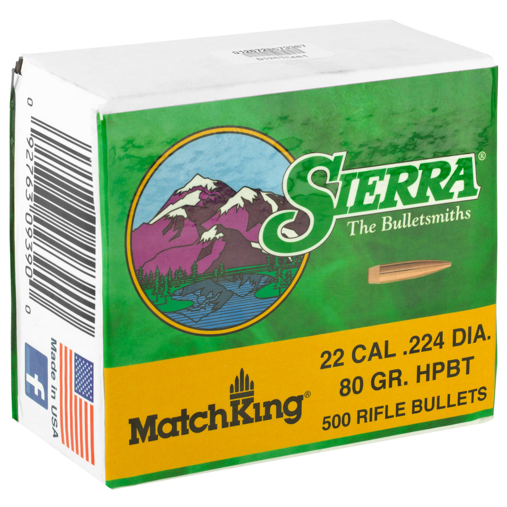 Sierra Matchking .224 80-Grain 500-Count