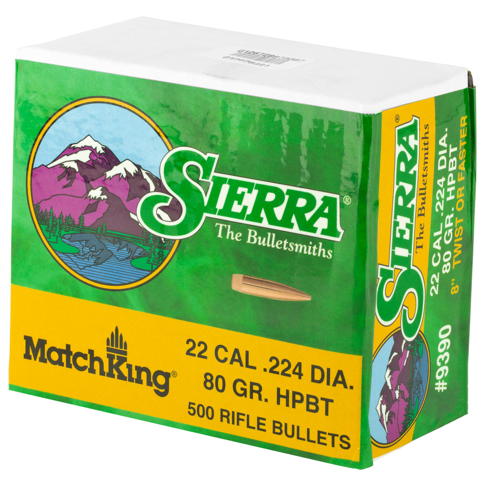 Sierra Matchking .224 80-Grain 500-Count