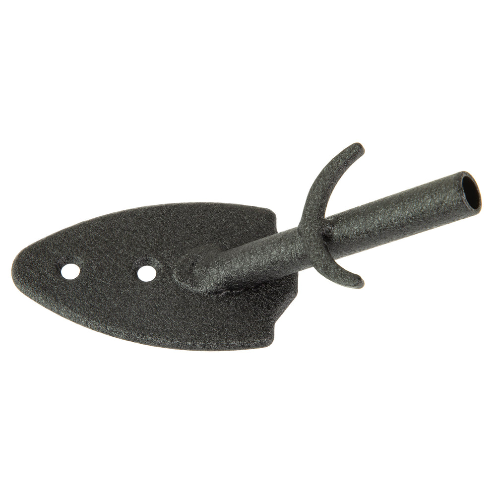 Skull Hooker Flush Wall Mount Black