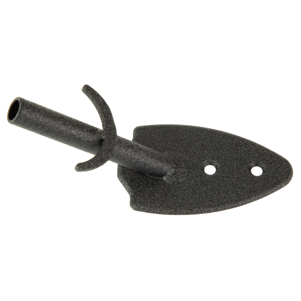 Skull Hooker Flush Wall Mount Black