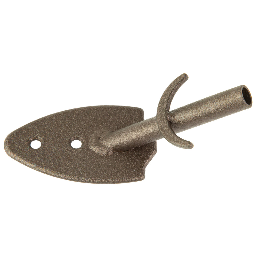 Skull Hooker Flush Wall Mount Brown