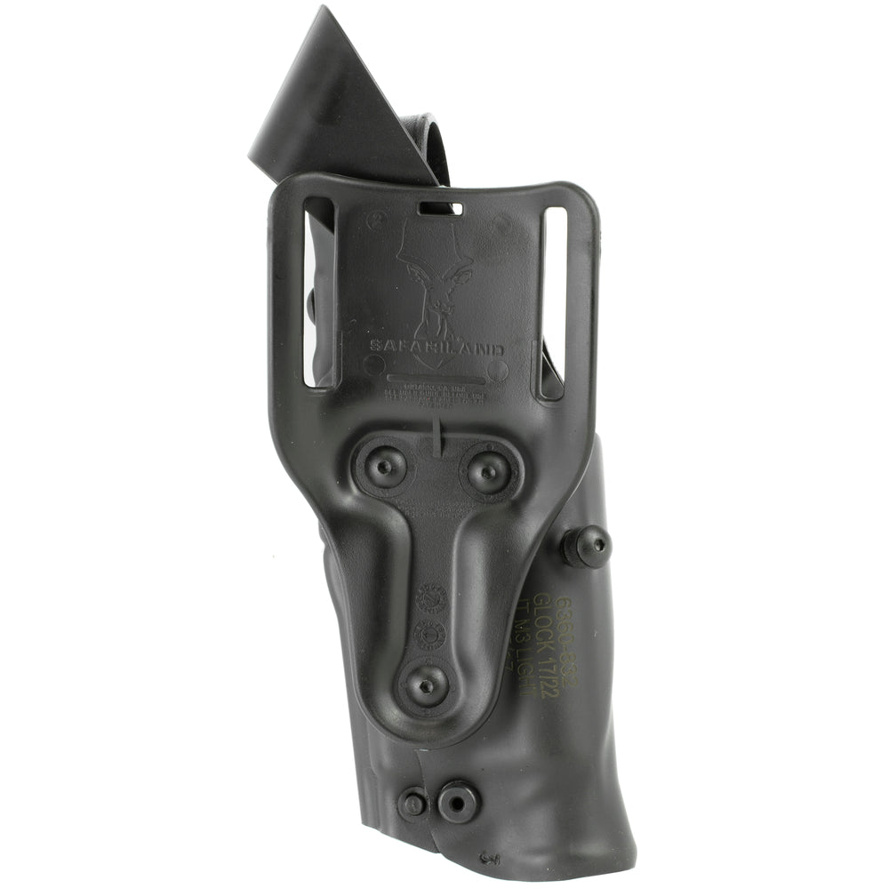 Safariland 6360 For Glock 17 22 W/Light Base Pad Right-Hand