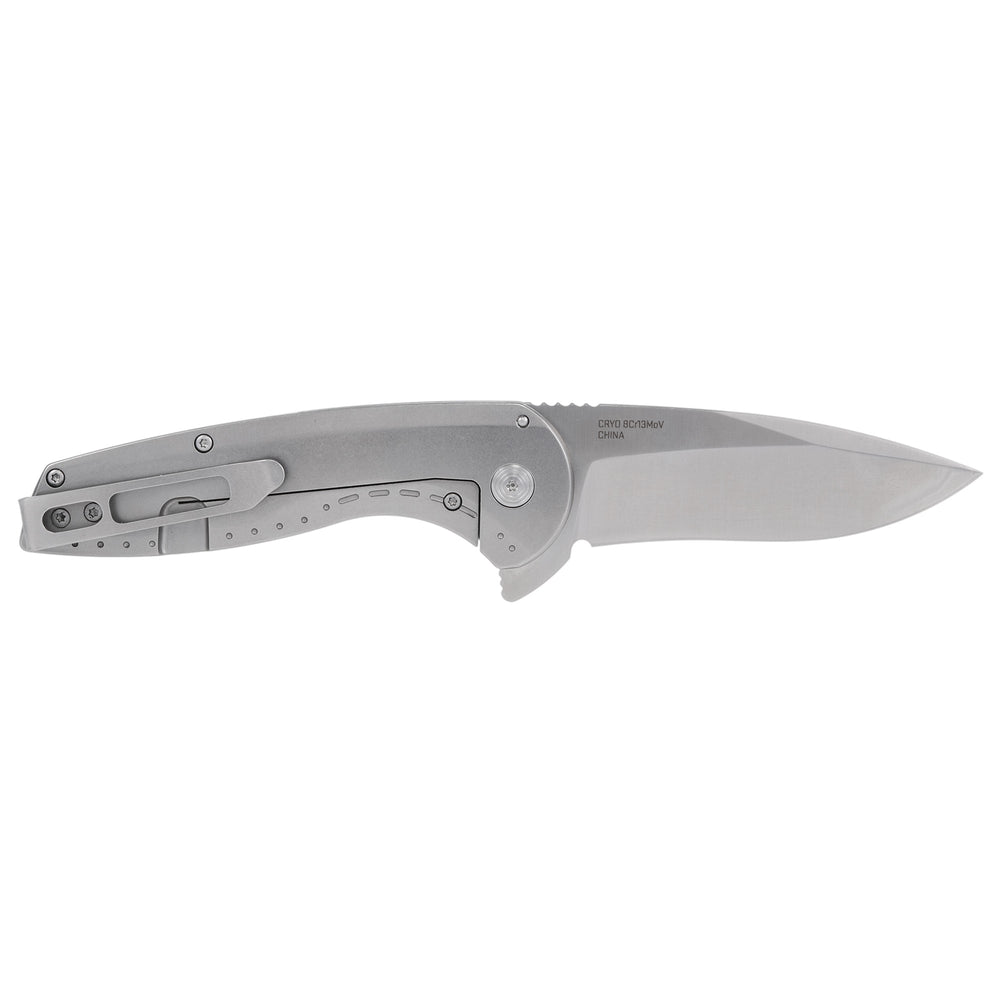 SOG Aegis FLK 3.25 Drop Point Silver