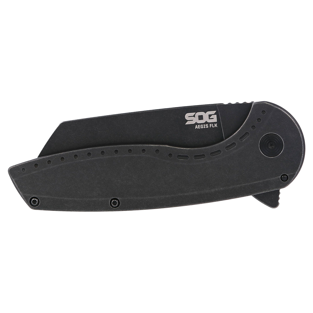 SOG Aegis FLK 3.25 Wharncliffe Black